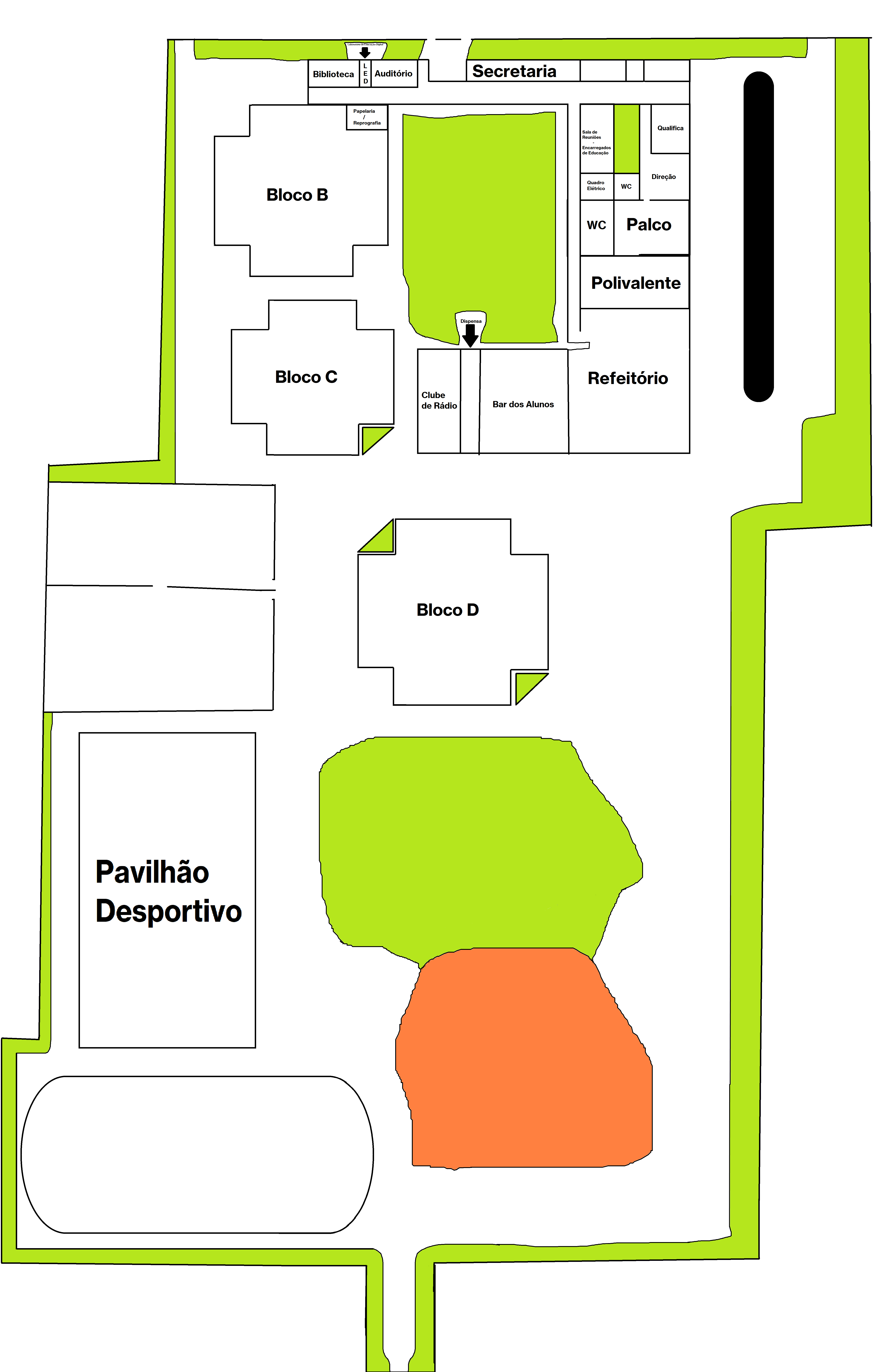 Mapa Interno da Escola